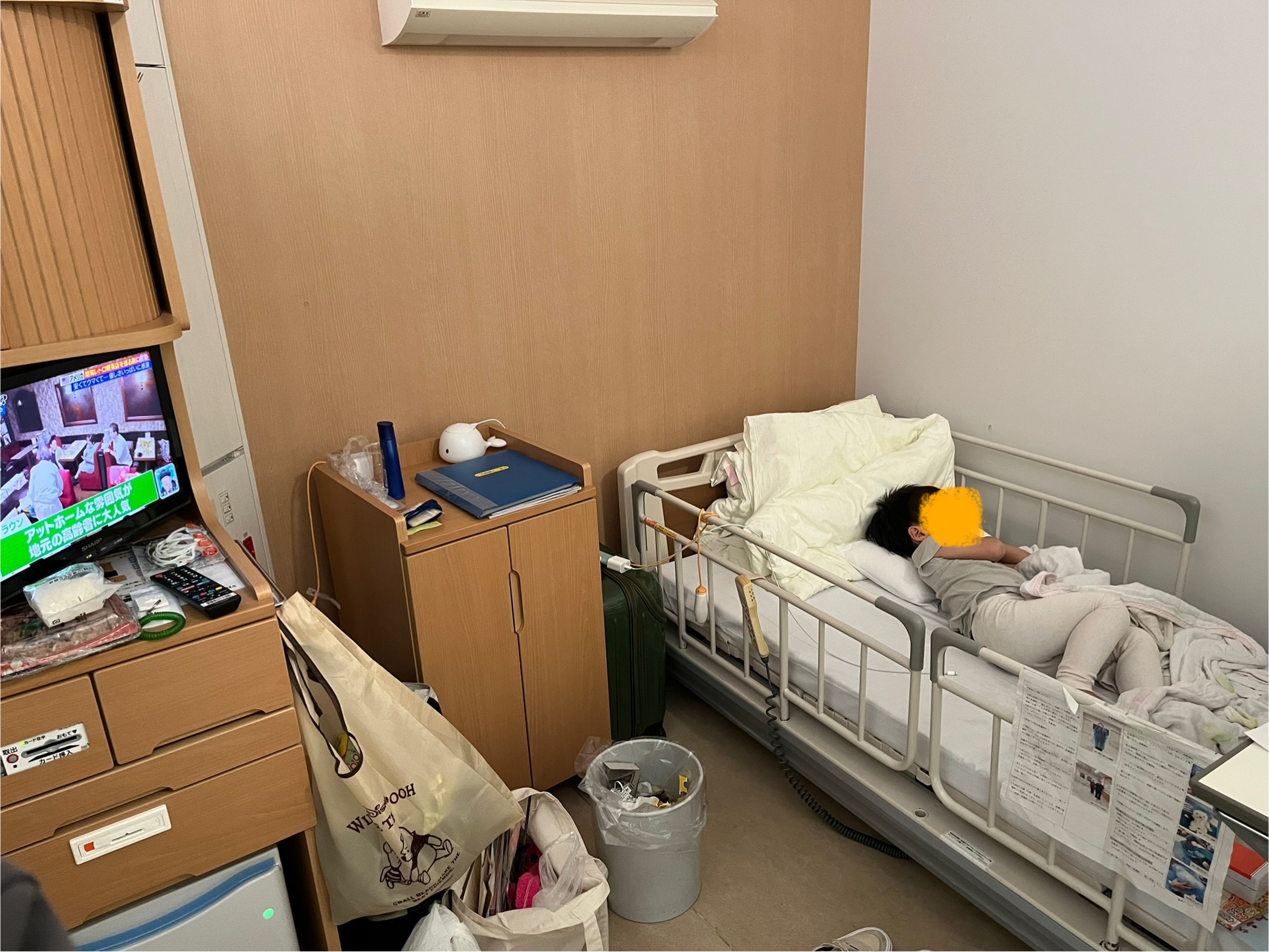 4最息子の実際の大部屋の写真